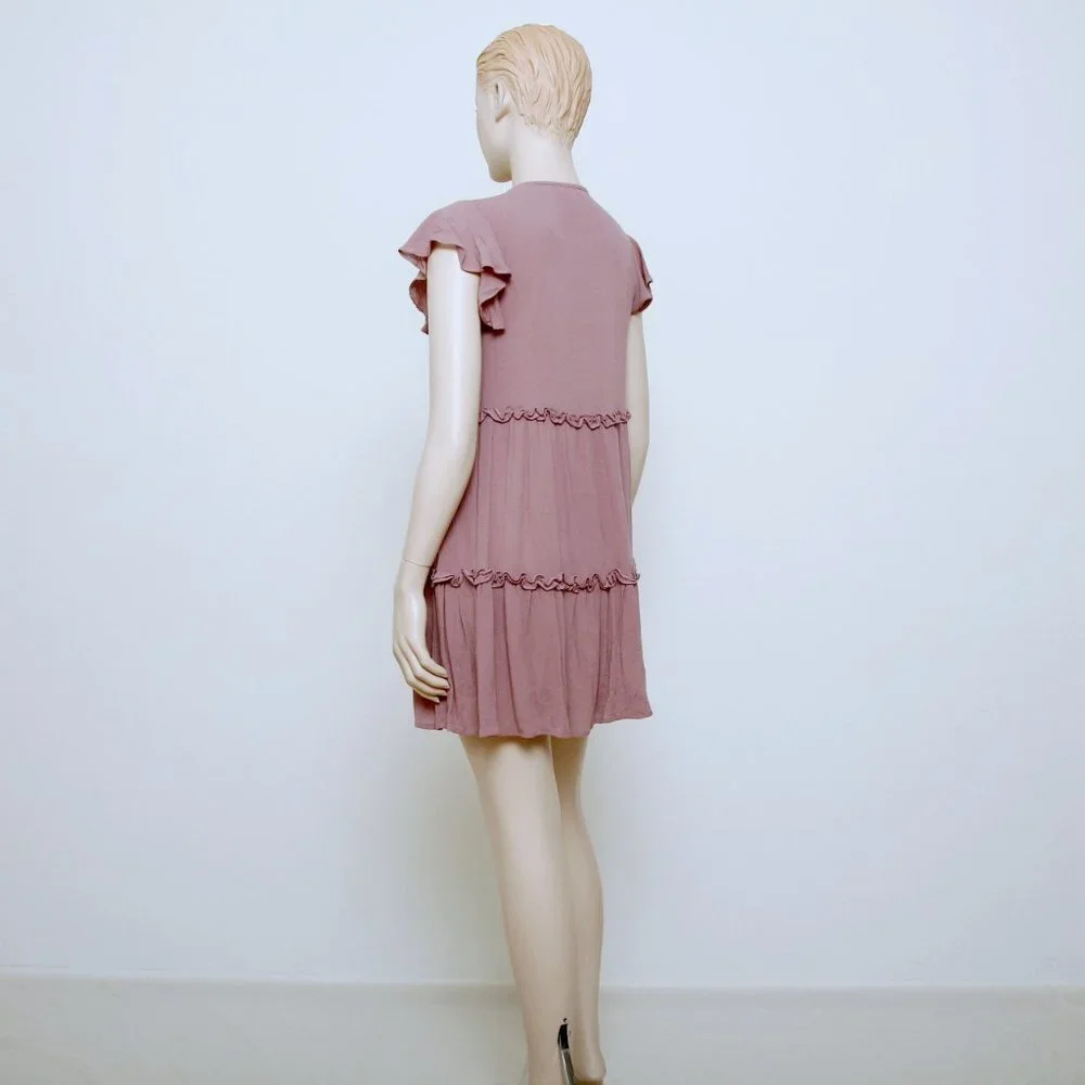 La Miel Ruffle Mini‎ Dress - Picture 2 of 9